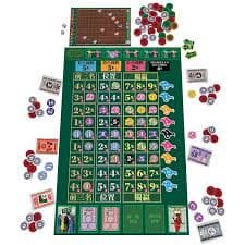 Live dealer table and football betting interface